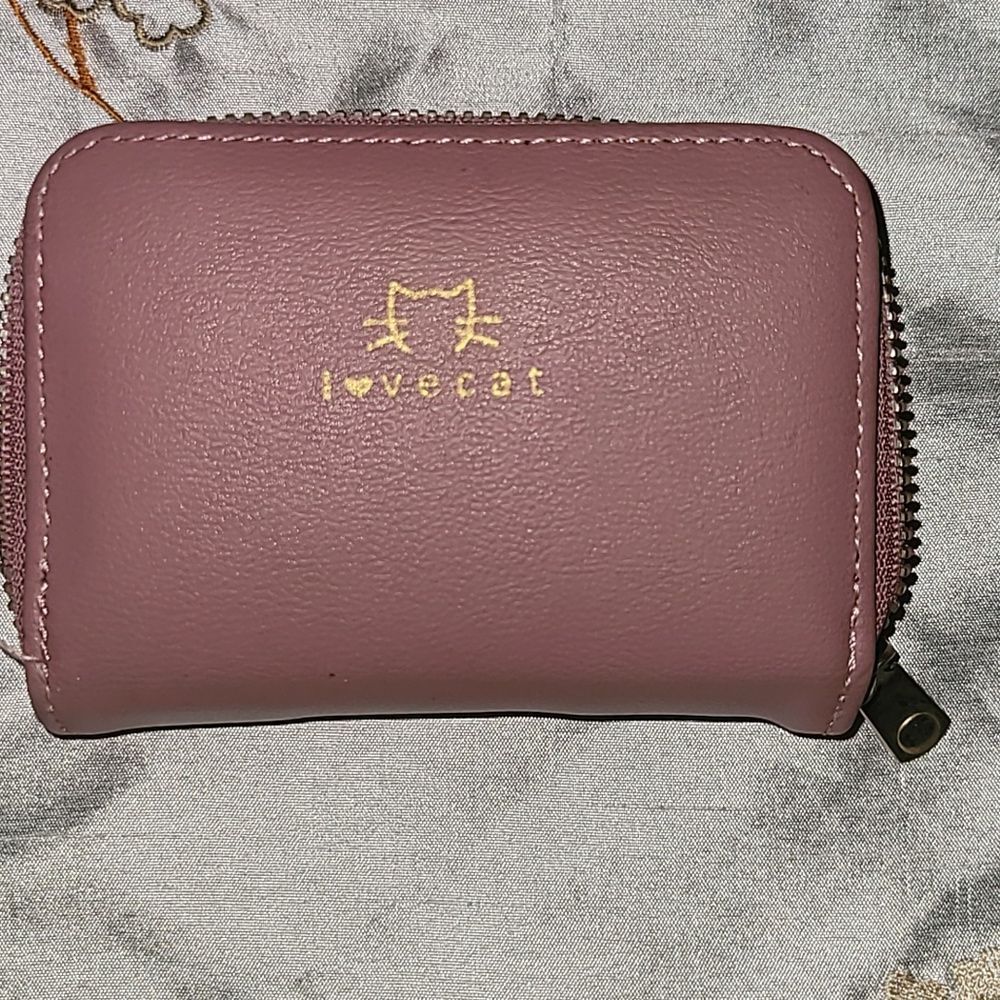 I Love Cat Spacious Card wallet Nwot- Copy